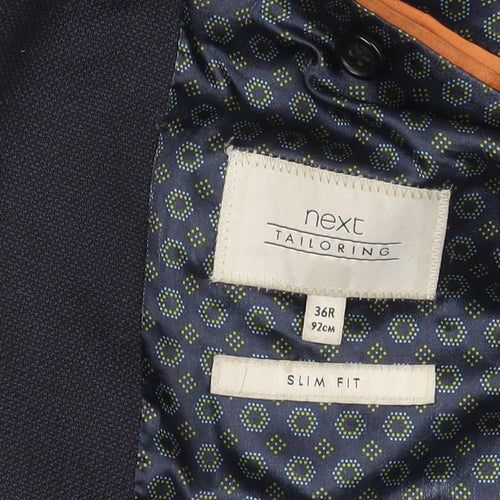 Next Men's Navy Slim Fit Blazer Jacket 36R