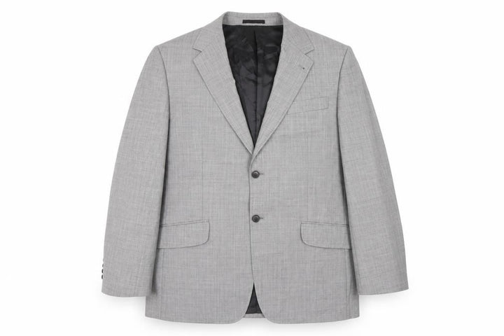 Next Men's Grey Blazer 44 Regular Wool Jacket