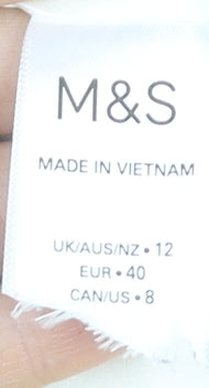 Marks and Spencer Women's Yellow Blazer Size 12