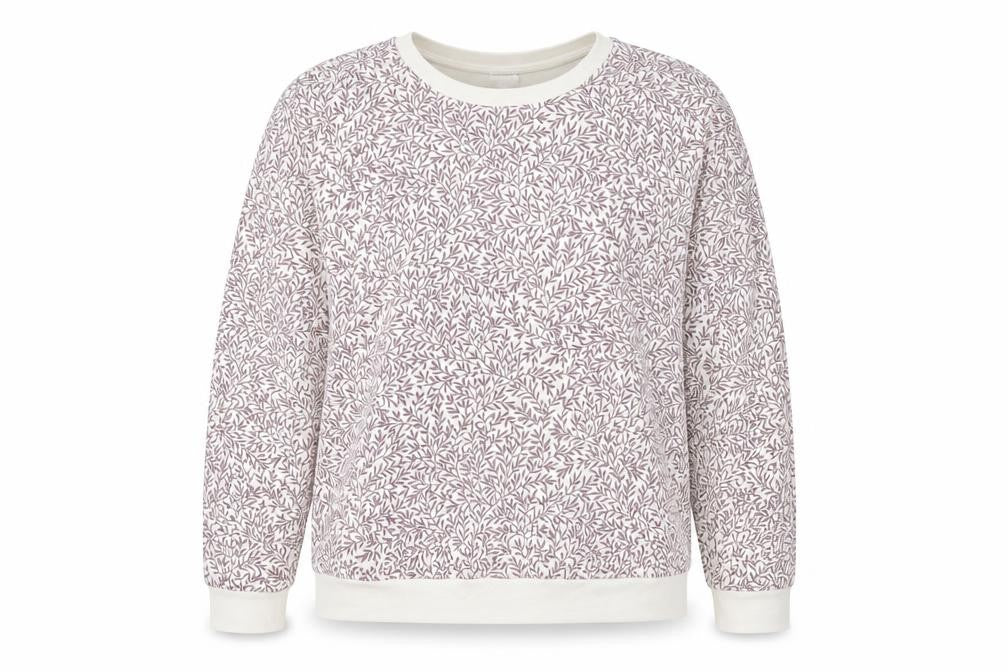 Front view of H&M Women's Multicoloured Pullover Sweatshirt, M, Floral
