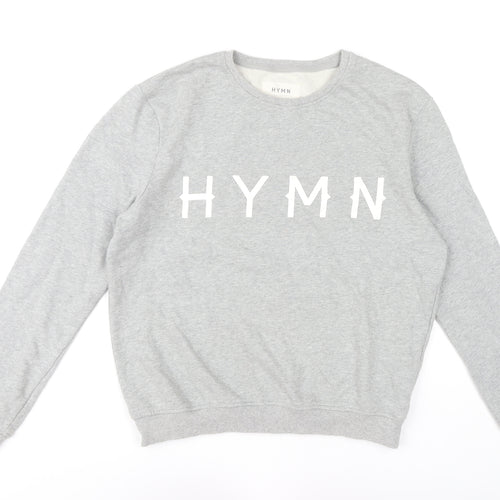 HYMN Men's Grey Pullover Sweatshirt - M