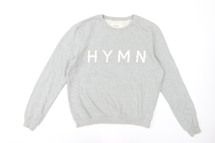 HYMN Men's Grey Pullover Sweatshirt - M