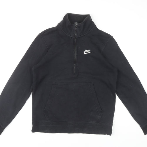 Nike Men's Black Small 1/4 Zip Sweatshirt