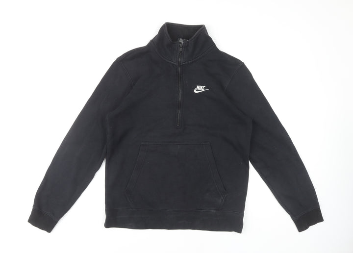 Nike Men's Black Small 1/4 Zip Sweatshirt