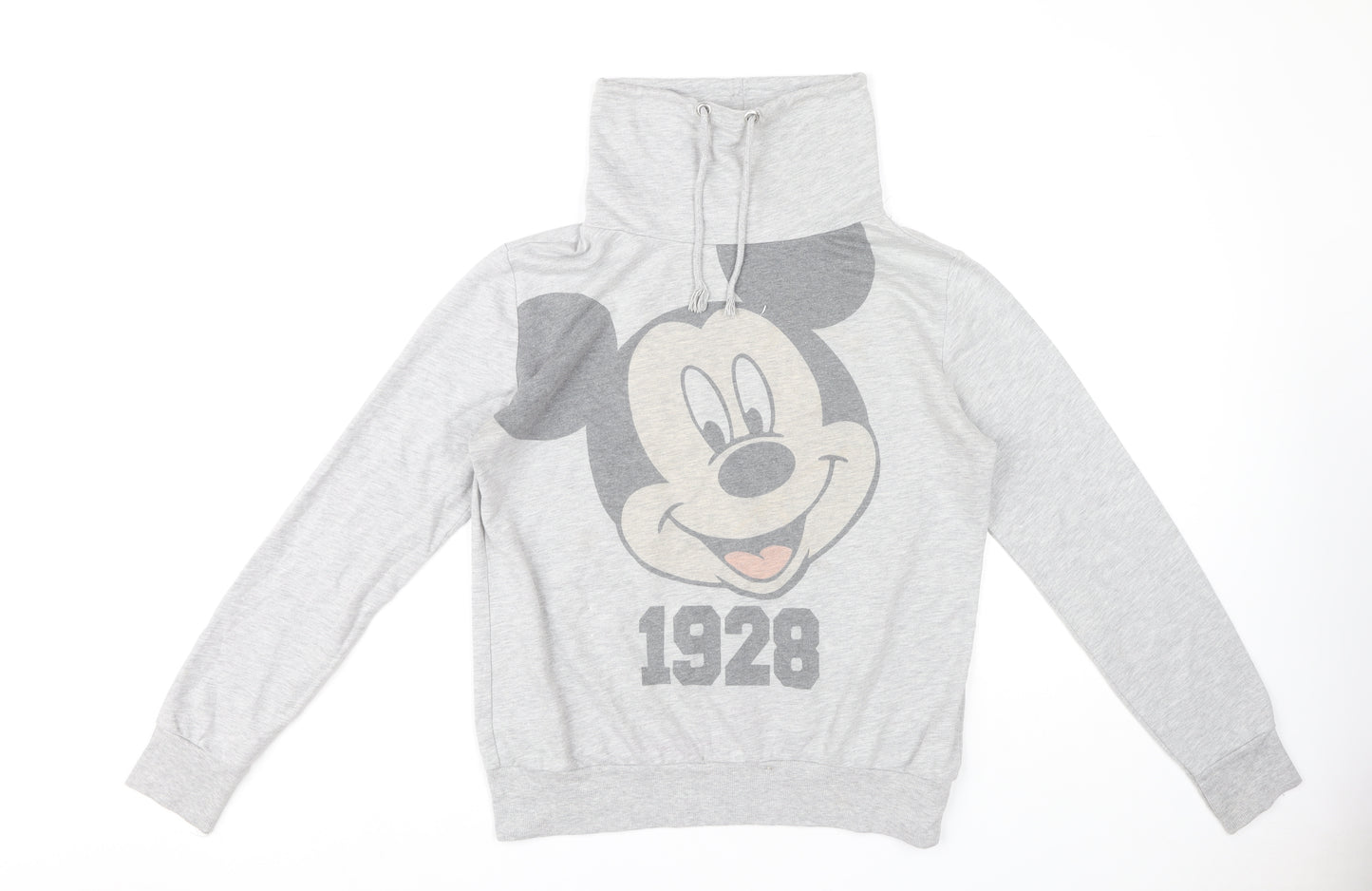 Disney Women’s Grey Mickey Sweatshirt, Size 12