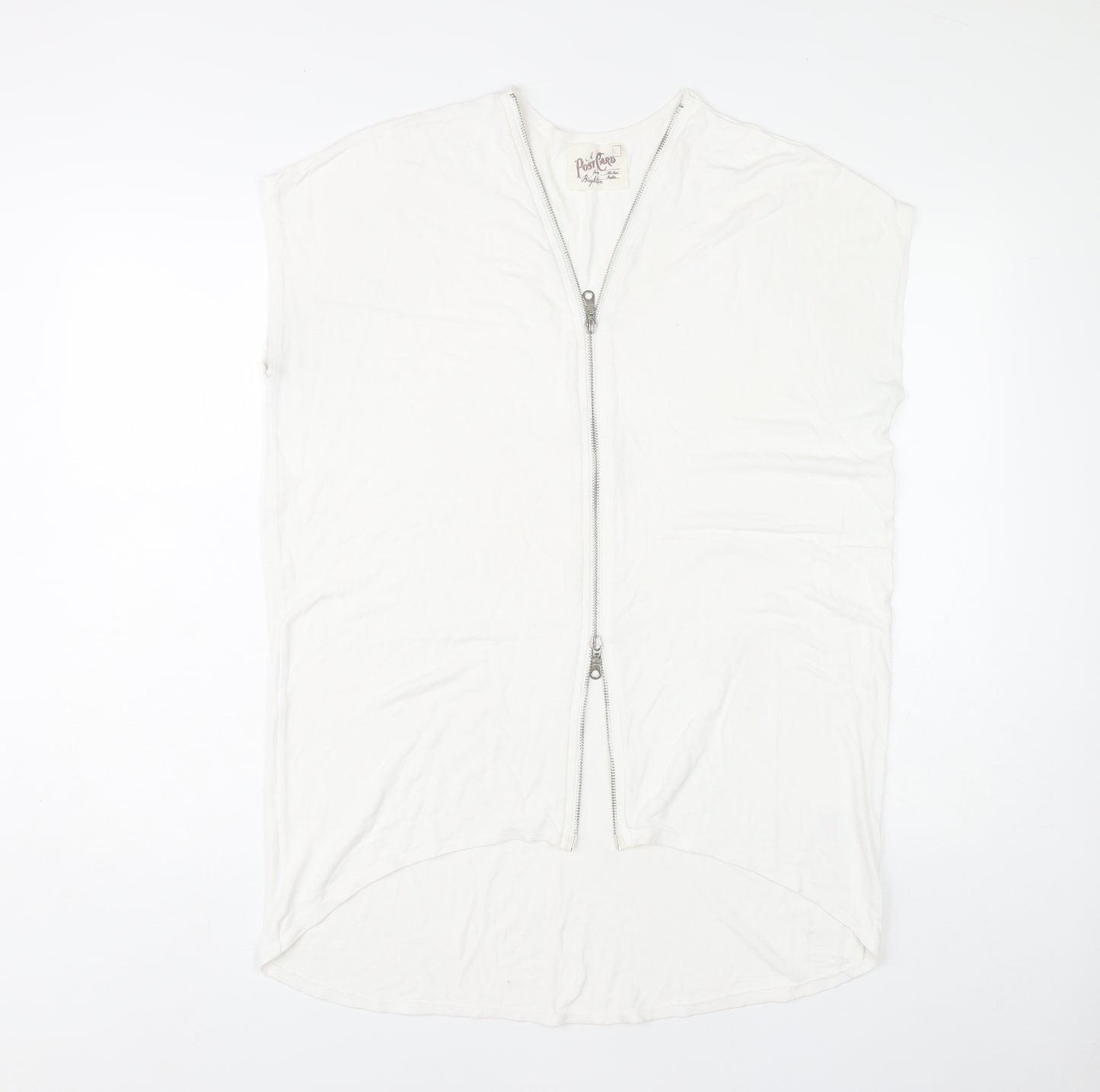A Postcard from Brighton Women's White Zip Top S