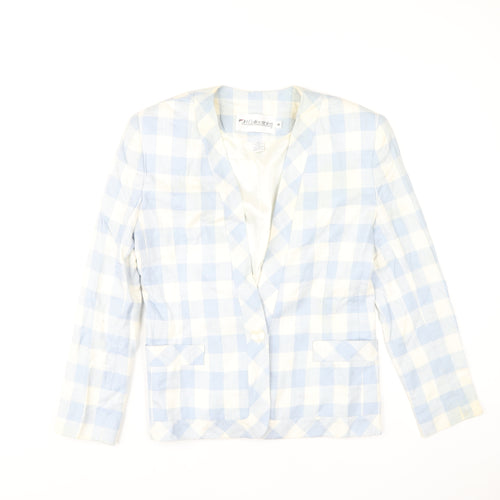 JH Collectibles Blue Blazer, Size 6, Classic Check Design
