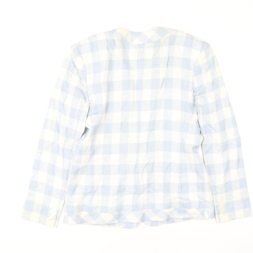 JH Collectibles Blue Blazer, Size 6, Classic Check Design