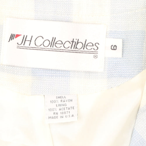 JH Collectibles Blue Blazer, Size 6, Classic Check Design