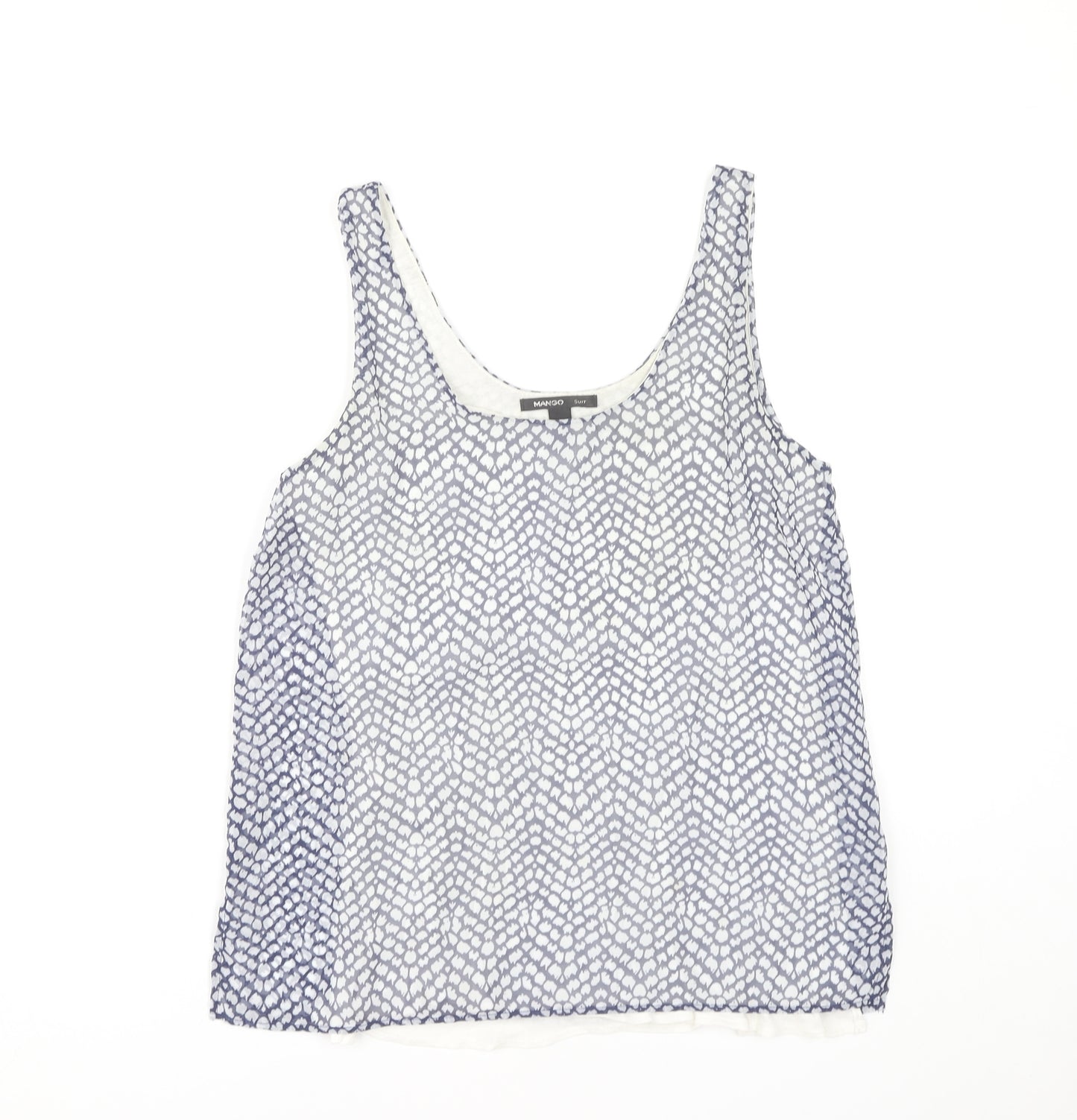 Mango Women's Geometric Tank Top XS Multicoloured