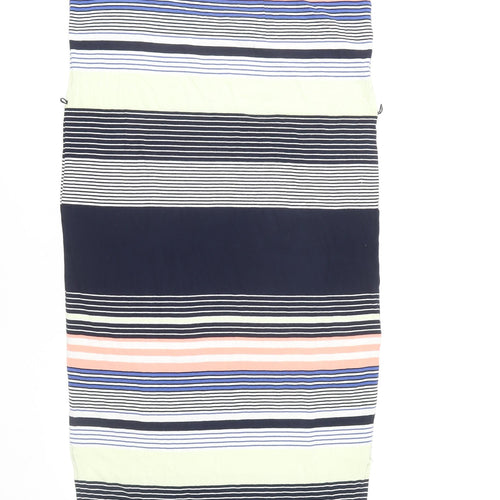 Oasis Women's Multicoloured Striped V-Neck Dress M