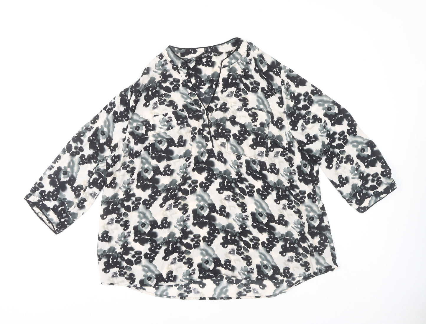 Capsule Women's Floral Multicoloured Blouse Size 20