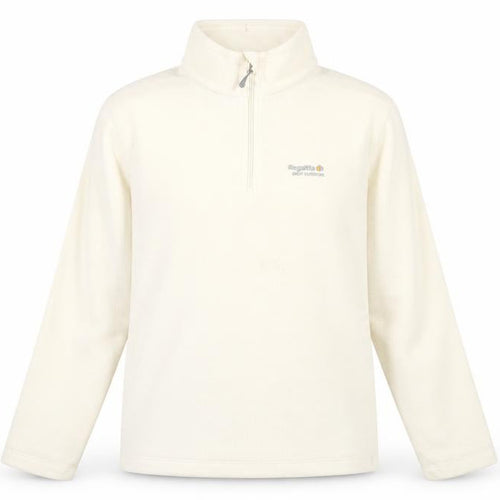 Regatta Women Ivory Fleece 1/2 Zip Sweatshirt Size 16