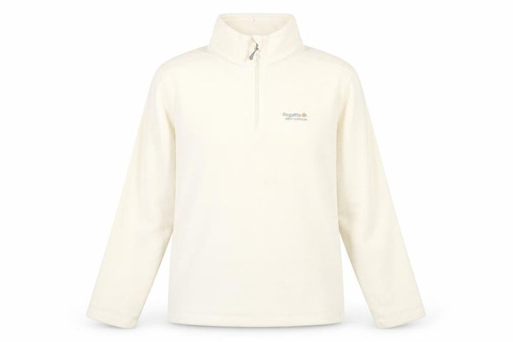 Regatta Women Ivory Fleece 1/2 Zip Sweatshirt Size 16