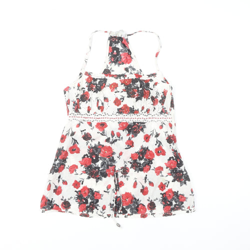 Red Herring Women's Multicoloured Floral Camisole, Size 10 Plus