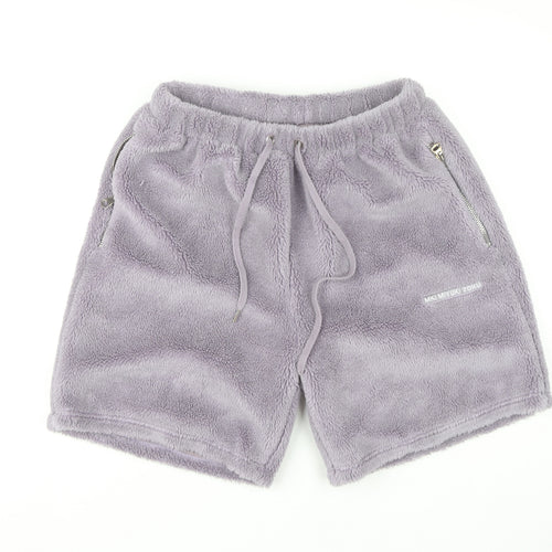 MKI MIYUKI ZOKU Purple Sweat Shorts L