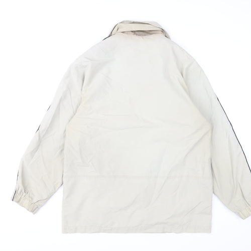 Bullion Men's Beige Mid-Length Zip Jacket M
