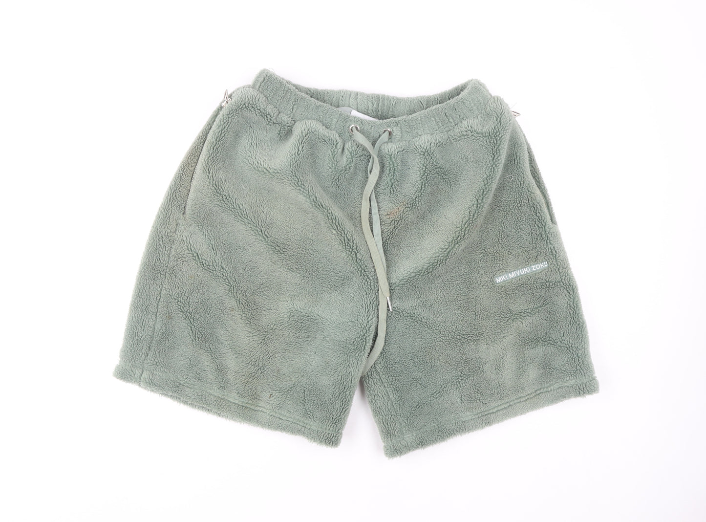 MKI MIYUKI ZOKU Women Green Sweat Shorts L
