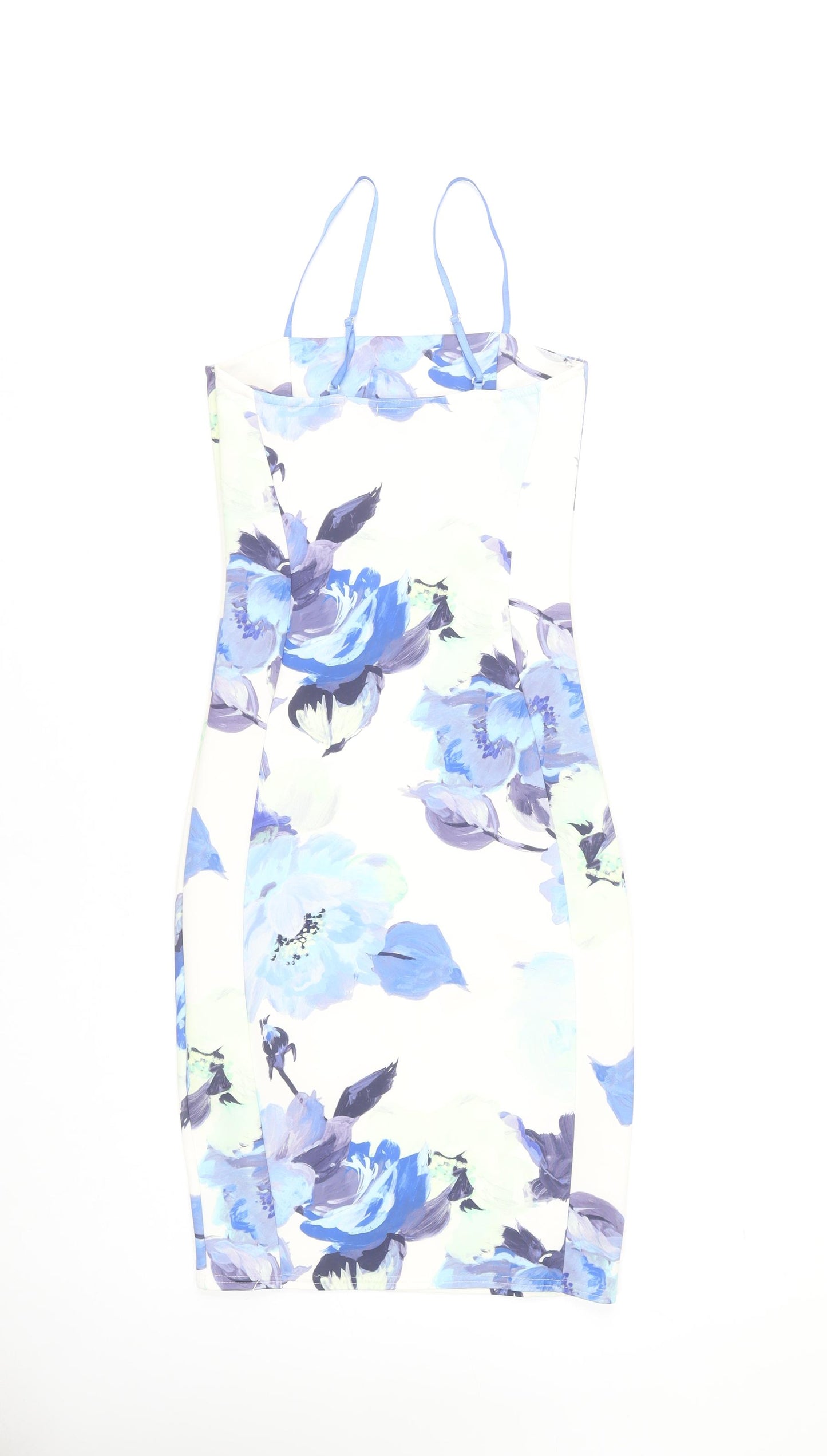 Quiz Women's Multicoloured Floral Bodycon Dress Size 10
