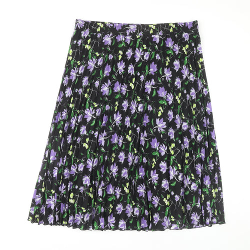 Cotton Traders Women's Floral Pleated Skirt 18/20