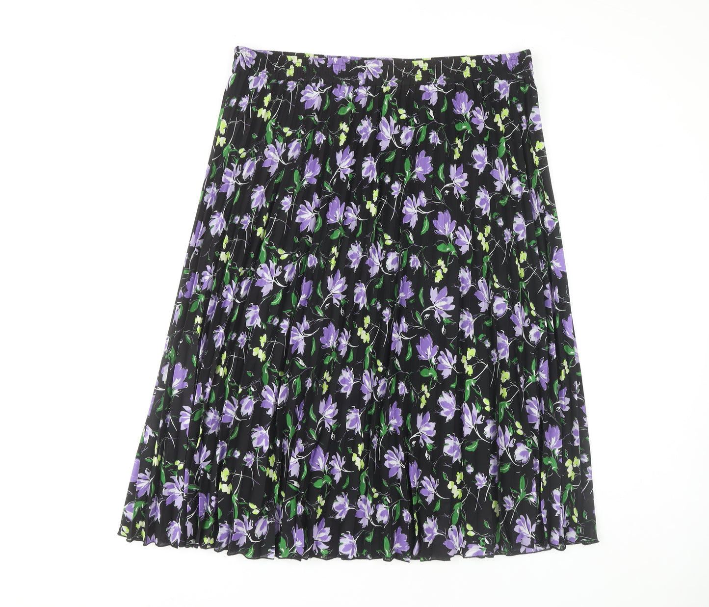 Cotton Traders Women's Floral Pleated Skirt 18/20