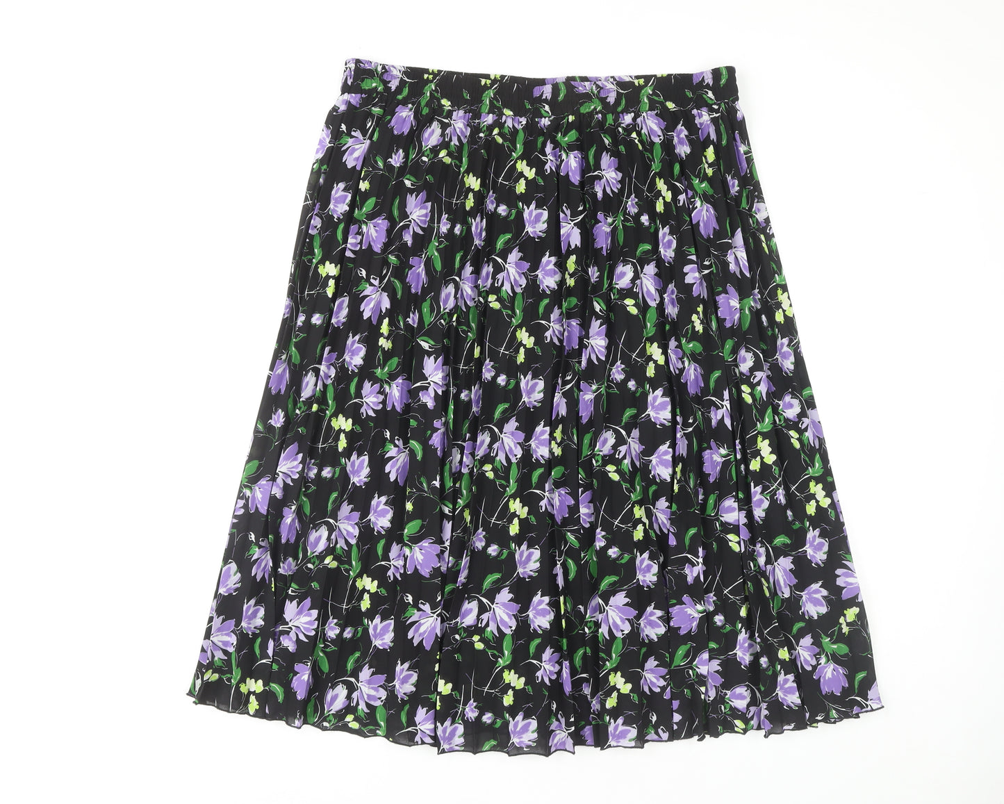 Cotton Traders Women's Floral Pleated Skirt 18/20