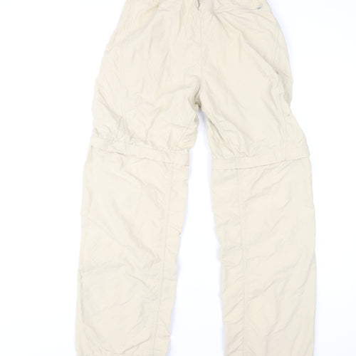 Patagonia Women's Beige Cargo Trousers, Size M, Mid-Rise