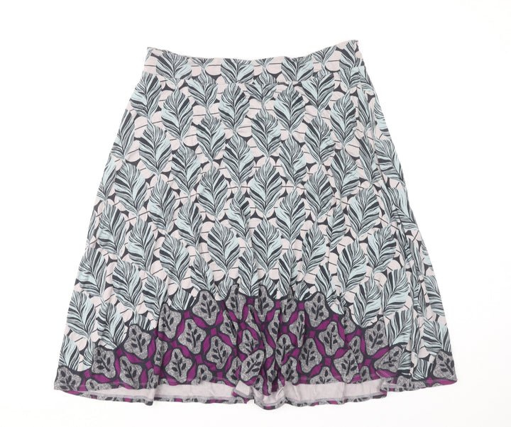 White Stuff Women's A-Line Multicoloured Skirt Size 12