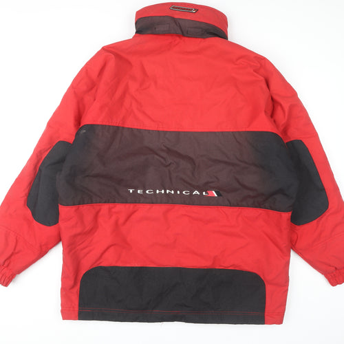 Trespass Men's Red Puffer Jacket, Size L, Winter Casual