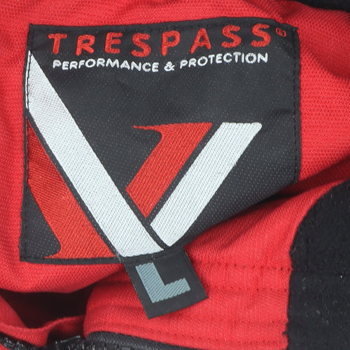 Trespass Men's Red Puffer Jacket, Size L, Winter Casual