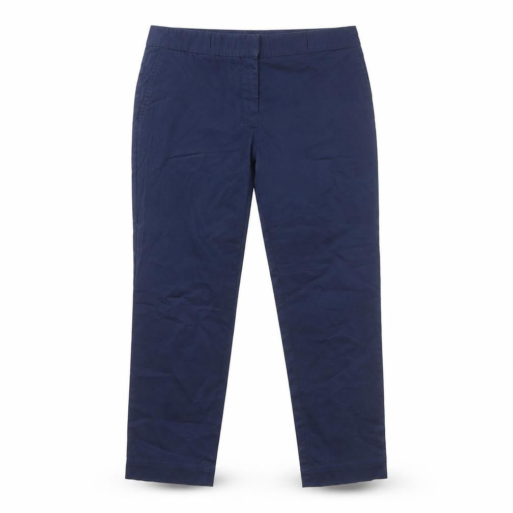Front view of Oasis Women's Blue Regular Trousers, size 12