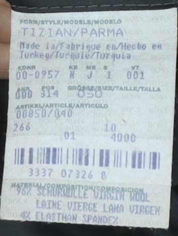 Hugo Boss Men's Black Wool Blazer Jacket UK 40