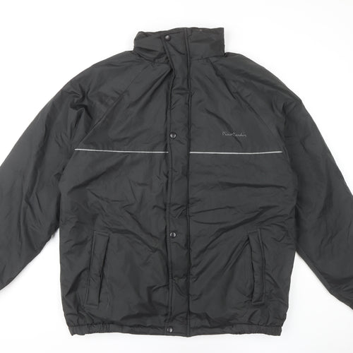 Pierre Cardin Men's Black 2XL Puffer Jacket