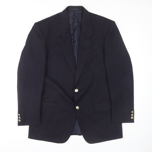 Debenhams Men's Blue Wool Blazer, 38 Regular
