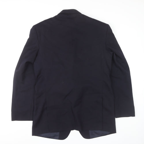 Debenhams Men's Blue Wool Blazer, 38 Regular