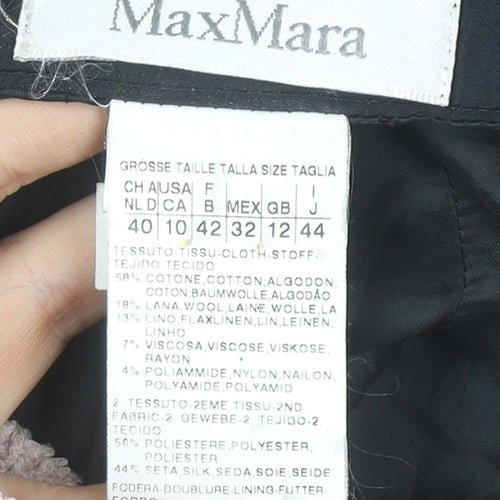 MaxMara Women’s Black Pencil Skirt Size 10