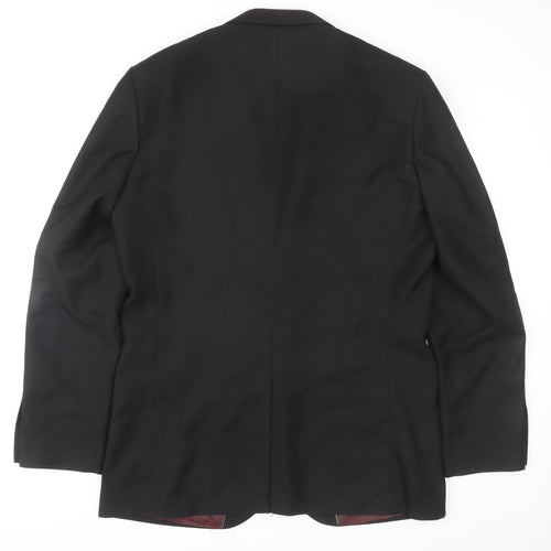 Men's &City Black Blazer, Size 42, Classic Formal Wear