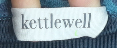 Kettlewell Women's Blue Animal Print Blazer L