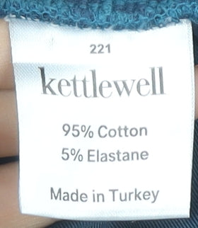 Kettlewell Women's Blue Animal Print Blazer L