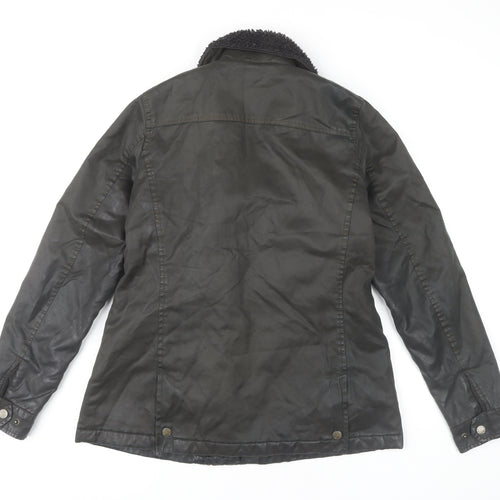 FatFace Women's Black Biker Jacket Size 10