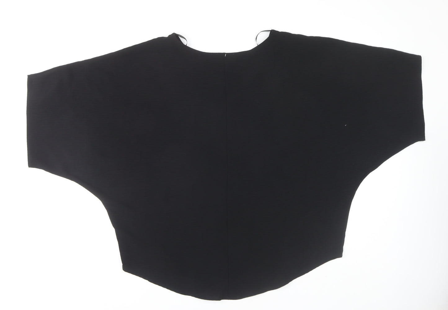 Quiz Women's Black Solid Dolman Sleeve Top Size 10