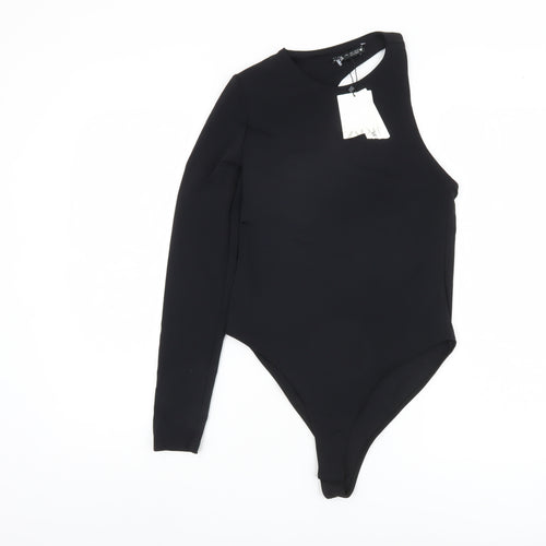 Zara Women's Black Long Sleeve Bodysuit L