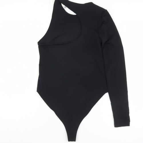 Zara Women's Black Long Sleeve Bodysuit L