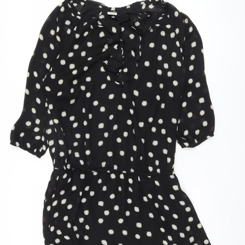 Esprit Women's Black Polka Dot Dress Size 12