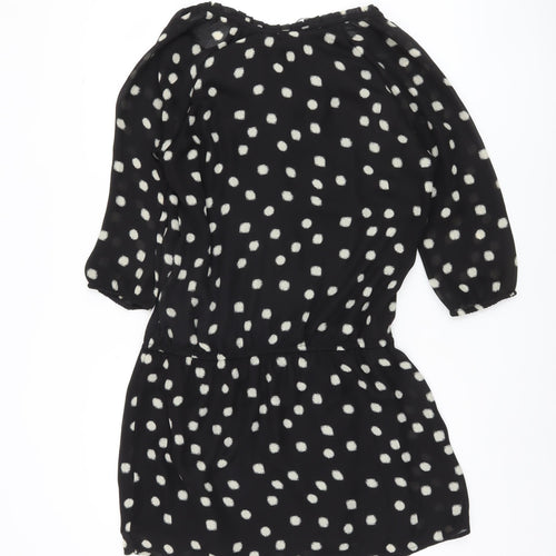 Esprit Women's Black Polka Dot Dress Size 12