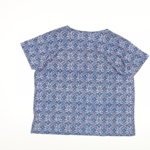 Isle Essentials Women's Geometric Top, L 18-20 - Multicoloured