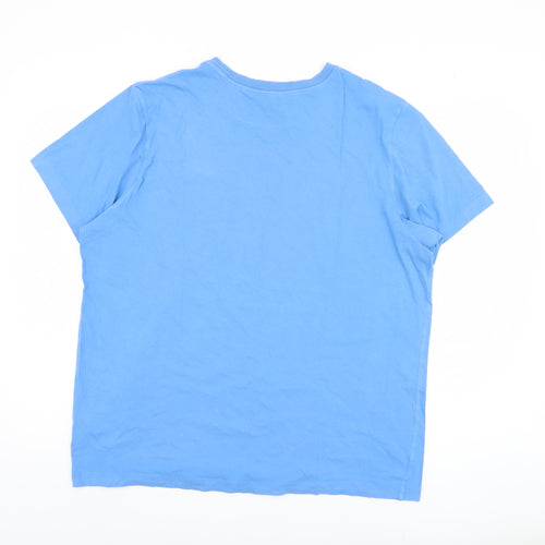 Nike Men's Blue XL Crew Neck T-Shirt