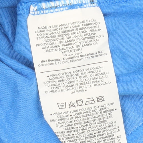 Nike Men's Blue XL Crew Neck T-Shirt
