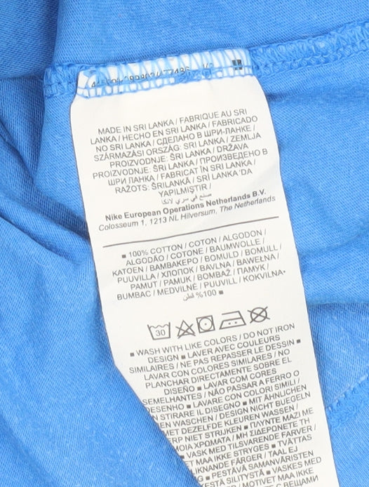 Nike Men's Blue XL Crew Neck T-Shirt