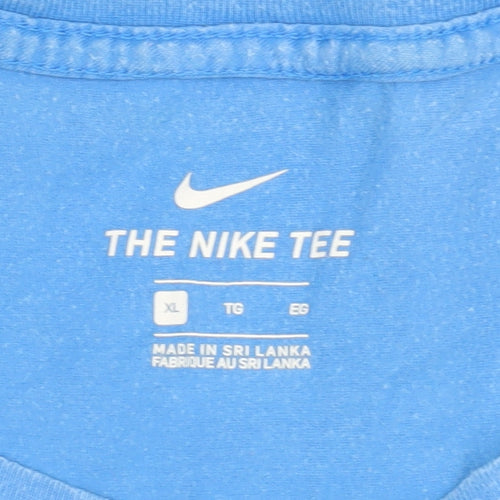 Nike Men's Blue XL Crew Neck T-Shirt